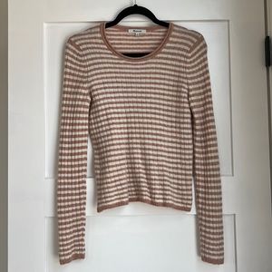 Striped Blush Madewell Sweater